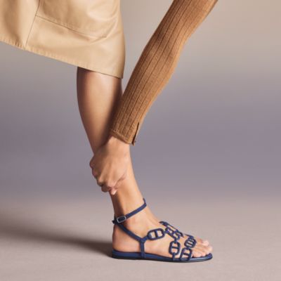 Blue - Hermès women's shoes & leather footwear | Hermès USA